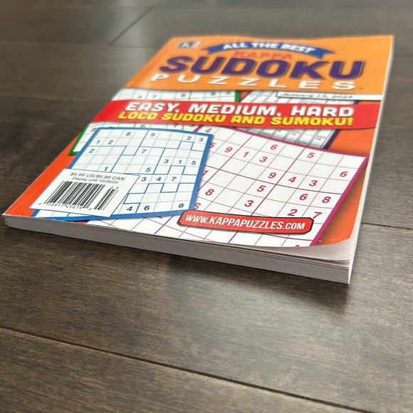 Jumbo Word Search & Kappa Suduko Puzzles, Brain Teasers Easy Medium Hard Puzzles - Picture 3 of 13